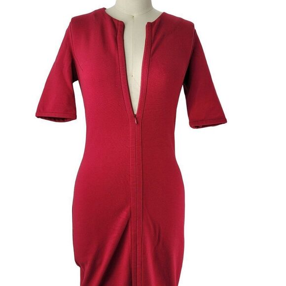Diane von Furstenberg Red Saturn Dress Work to Play New Womens Size 2 DVF Sex - Picture 6 of 12